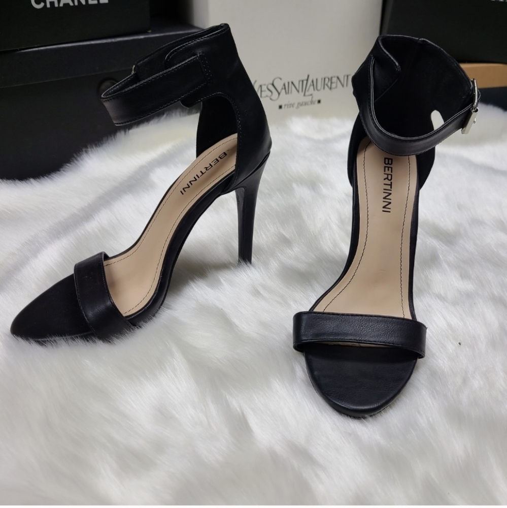 BERTINNI Black Stiletto Heels - Picture 15 of 16